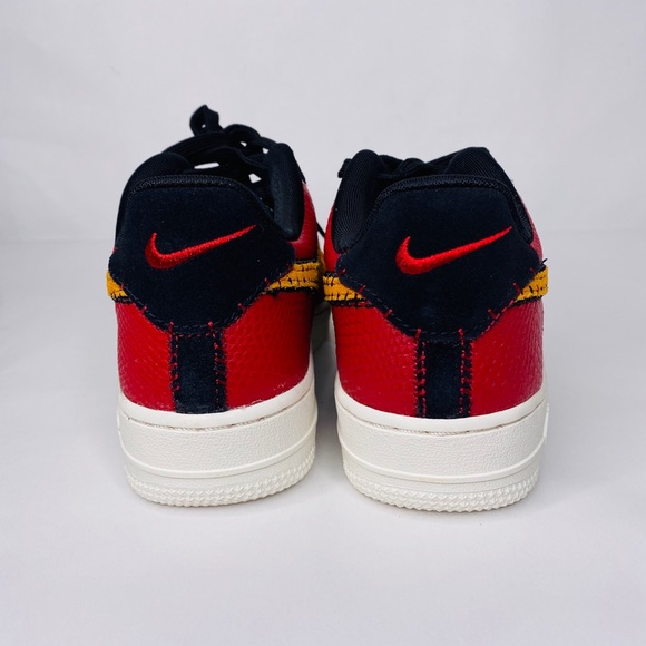 Nike Air Force 1 GS "Chinese New Year" Red Gold - Picture 4 of 10